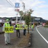 人の輪作戦 2022年9月22日 内子交番前
